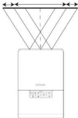 Diagram showing a device with labeled components and directional arrows, likely illustrating a physical or engineering concept.