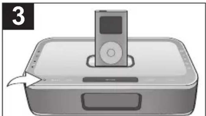 MEMOREX Mi4004 - USAR UN IPOD® CON ESTA UNIDAD - 3