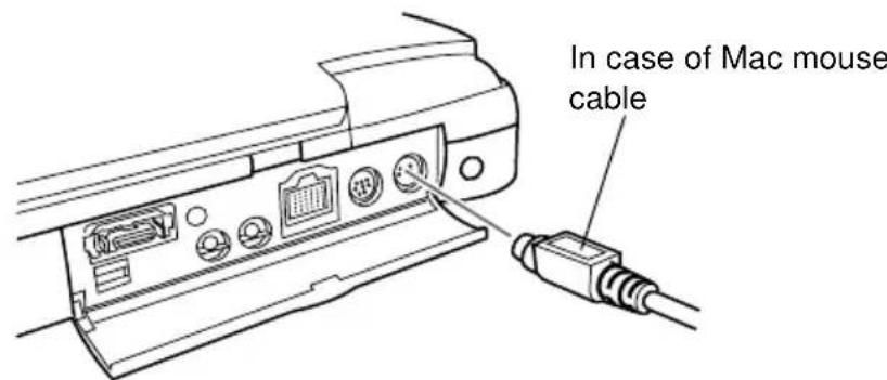 In case of Mac mouse cable