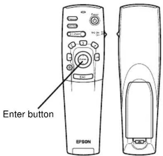 Enter button EPSON