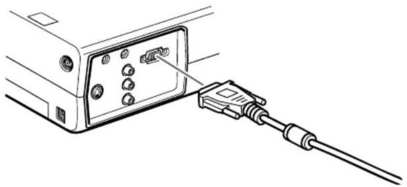 EPSON EMP-710 - Connecting the Computer - 2