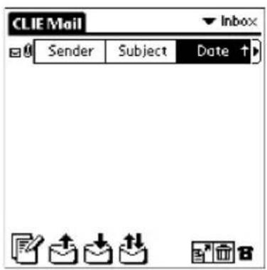 CLIE Mail Sender Subject Date Inbox