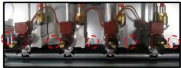 ElectriQ IQGH604W - Disassemble of the Valve &amp; Manifold Pipe Assembly - 1