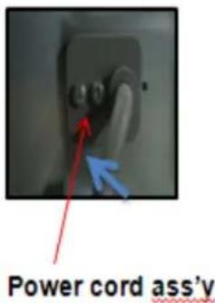 Power cord ass'y