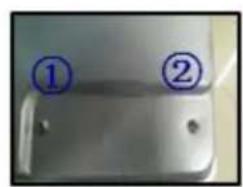 ① ②