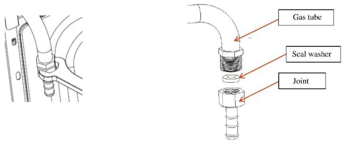 Gas tube Seal washer Joint