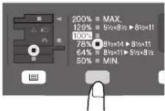 200% MAX. 129% 5½×8½ ▶ 8½×11 100% 78% 8½×14 ▶ 8½×11 64% 8½×11 ▶ 5½×8½ 50% MIN.