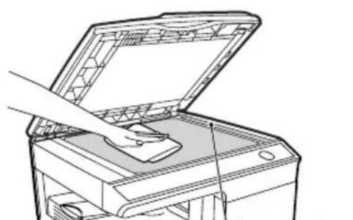 SHARP AL-2030 - Document glass and the back side of the SPF - 1
