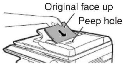 Original face up Peep hole