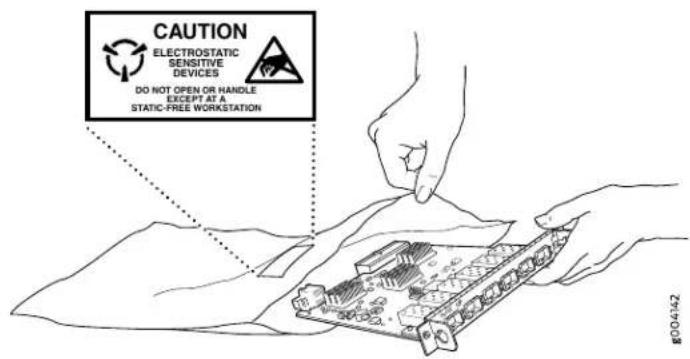 CAUTION ELECTROSTATIC SENSITIVE DEVICES DO NOT OPEN OR HANDLE EXCEPT AT A STATIC-FREE WORKSTATION