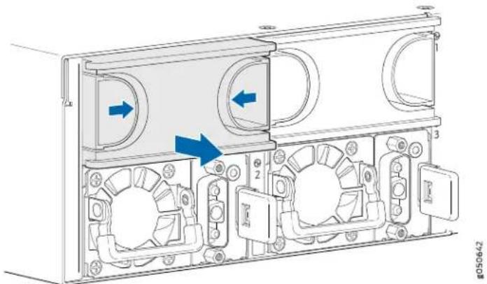 Juniper PTX10002 - Installing a Power Supply in a PTX10002-60C - 3