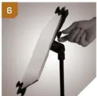 Auray IPU-108 - Inserting Your Tablet into the Bracket - 4