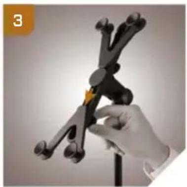 Auray IPU-108 - Inserting Your Tablet into the Bracket - 1