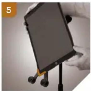 Auray IPU-108 - Inserting Your Tablet into the Bracket - 3