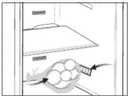 LEISURE PAS241MB - Recommendations on the fridge compartment - 1