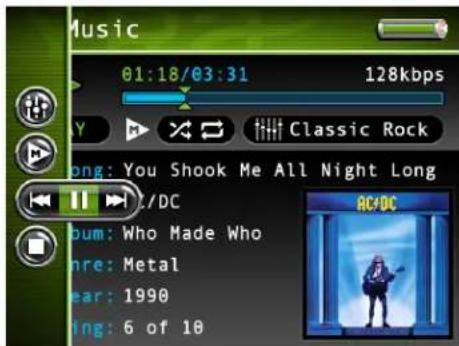 Music 01:18/03:31 128kbps Classic Rock Long: You Shook Me All Night Long DC/DC bum: Who Made Who bre: Metal ear: 1990 ing: 6 of 10