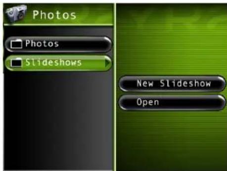 Photos Photos Slideshows New Slideshow Open
