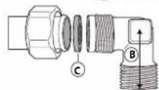 HOTPOINT PPH 60G DF - COLLEGAMENTO GAS - 3