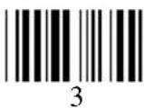 Unitech MS330 - D.7 Code 39 / I 2 of 5 / S 2 of 5 / Code 32 / EAN128 - 6