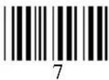 Unitech MS330 - D.7 Code 39 / I 2 of 5 / S 2 of 5 / Code 32 / EAN128 - 10