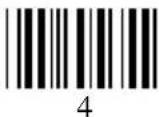 Unitech MS330 - D.7 Code 39 / I 2 of 5 / S 2 of 5 / Code 32 / EAN128 - 7