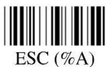 Unitech MS330 - Appendix E. Full ASCII Chart - 24
