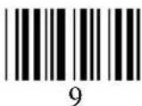 Unitech MS330 - D.7 Code 39 / I 2 of 5 / S 2 of 5 / Code 32 / EAN128 - 12