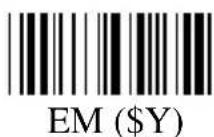 Unitech MS330 - Appendix E. Full ASCII Chart - 18