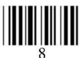 Unitech MS330 - D.7 Code 39 / I 2 of 5 / S 2 of 5 / Code 32 / EAN128 - 11