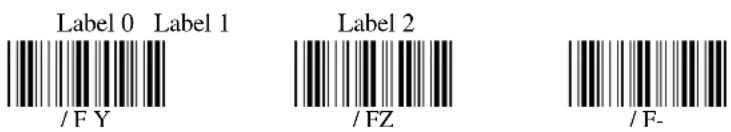 Unitech MS330 - Predefined Labels - 1