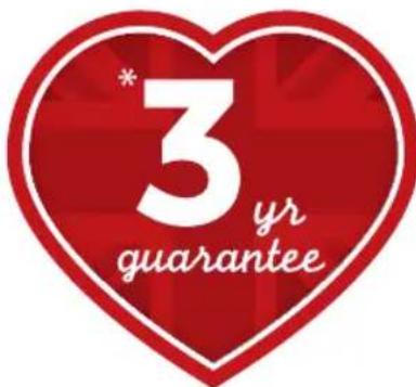 *3 yr guarantee
