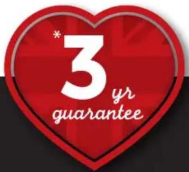*3 yr guarantee