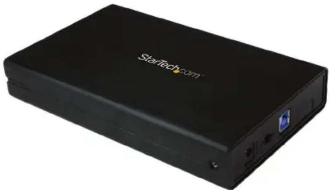 StarTech.com S3510BMU33 - 3.5" USB 3.0 to SATA III HDD Enclosure with UASP Support - 1
