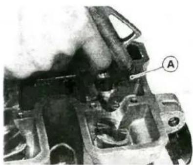 Close-up of a mechanical component with no visible text or symbols