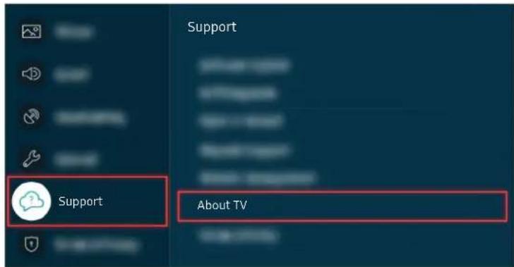 Support About TV