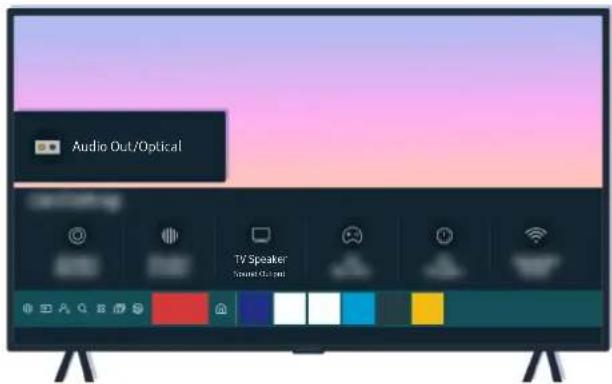 Audio Out/Optical TV Speaker Sound Out/Optical