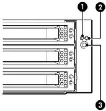 Diagram of a server rack with labeled components and connection points