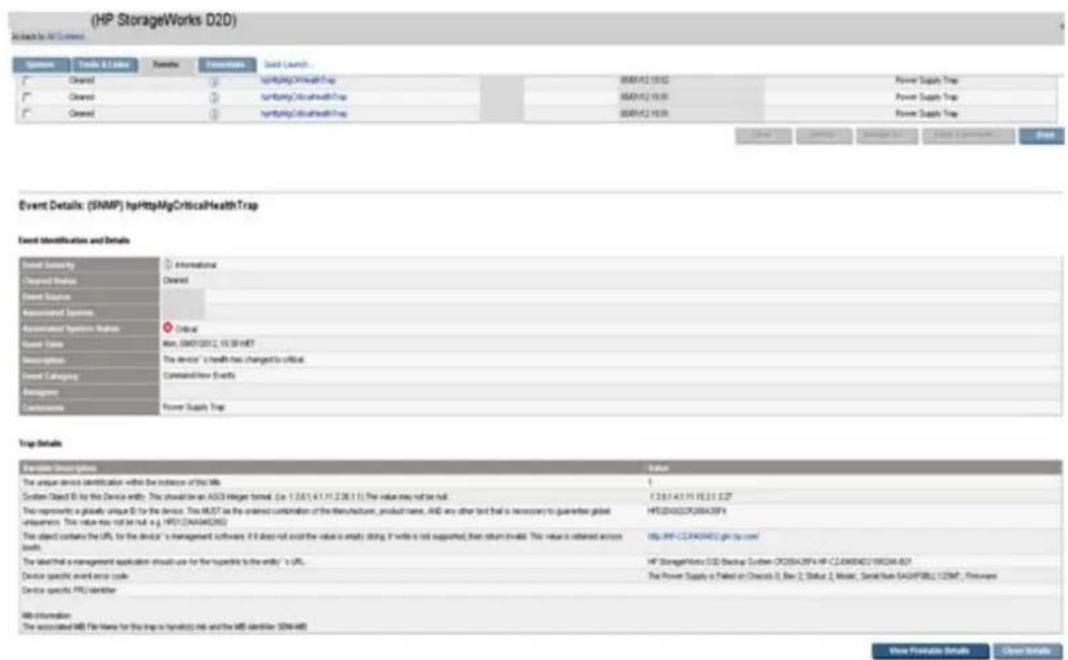 (HP StorageWorks D2D) Record to All Conditions System Tools & Links Options Transactions Start Launch Cleared http://http/kgCriticalHealthTrap 300/412.19:02 Power Supply Trap Cleared http://www.d2d.com/healthtrap 300/412.19:01 Power Supply Trap Cleared http://http/kgCriticalHealthTrap 300/412.19:01 Power Supply Trap Event Details: (SNMP) hpHttpMgCriticalHealthTrap Event Identification and Details Final Security Informational Closed Status Cleared Cleared Event Source Associated Systems Associated Systems Status Critical Power Supply Max, 0801-0812, 15:38:467 Description The device's health has changed to critical Used Category Contamination ContextNow Events Management Power Supply Trap Trap Details Exercise Description Value The unique device identification within the instance of this link: System Object ID for the Device entity This should be an AOCI integer format. (e.g. 1.2.6.1.4.1.1.2.2.6.1.1). The value may not be null. This represents a globally unique ID for the device. This MUST be on the ordered combination of the manufacturer, product name, AND any other kind that is necessary to guarantee global requirements. This value may not be null e.g. HPYCZ0A04E02650 This object contains the URL for the device's management software. If it does not exist the value in empty string, it will be not supported, then return invalid. This value is retained across levels: The identified a management application should use for the 'specimen' to the entity's URL. Device specific event error code The Power Supply is Failed or Cancel at, (i.e., (i.e., (i.e., (i.e., (i.e., (i.e., (i.e., (i.e., (i.e., (i.e., (i.e., (i.e., (i.e., (i.e., (i.e., (i.e., (i.e., (i.e., (i.e., (i.e., (i.e., (i.e., (i.e., (i.e., (i.e., (i.e.), (i.e., (i.e., (i.e., (i.e., (i.e., (i.e., (i.e., (i.e., (i.e., (i.e., (i.e., (i.e., (i.e., (i.e., (i.e., (i.e., (i.e., (i.e., (i.e., (i.e., (i.e., (i.e., (i.e., (i.e., (i.e.)#) Wb information The associated URL File Name for this trip is hereby need and the link identifier 0804-467 View Previous Details Close Details