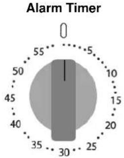 Alarm Timer 0 55 5 10 50 15 45 20 40 35 30 25
