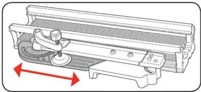 Ozito PCR-2100 - Repositioning the Mitre Angle Scale and Base - 2