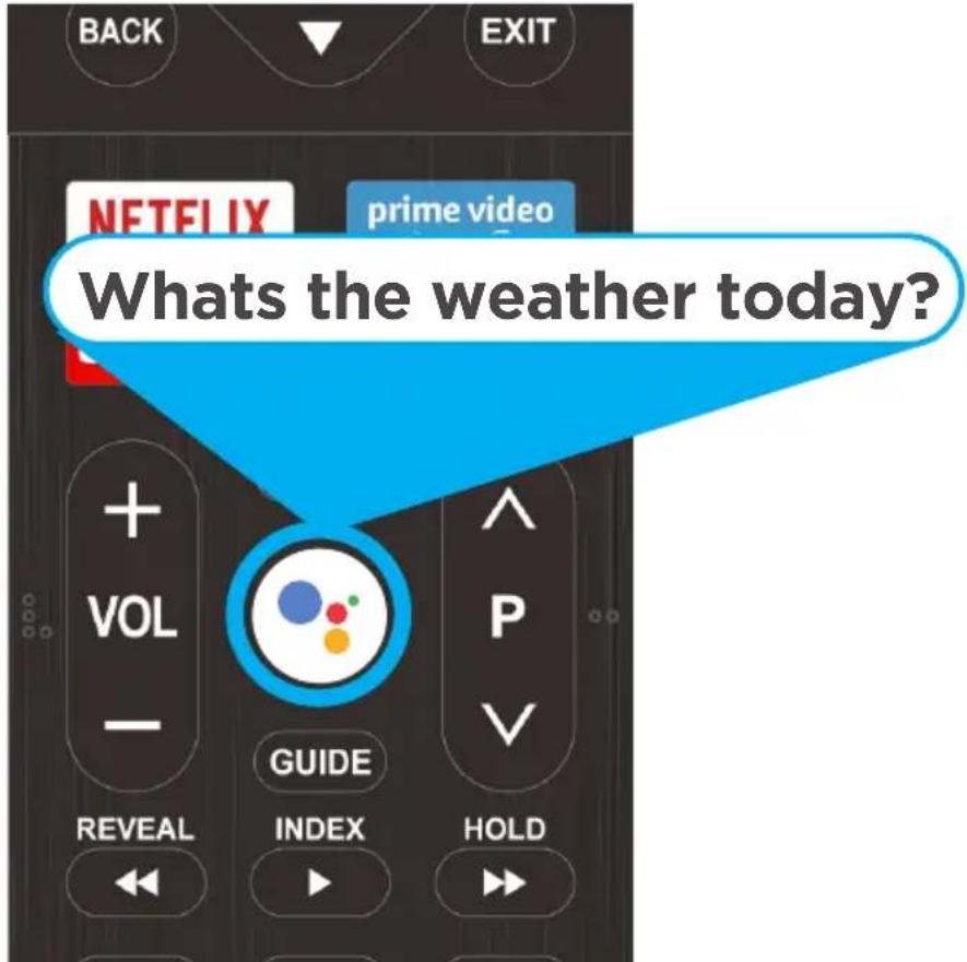 BACK EXIT NETFLIX prime video Whats the weather today? + VOL - GUIDE REVEAL INDEX HOLD
