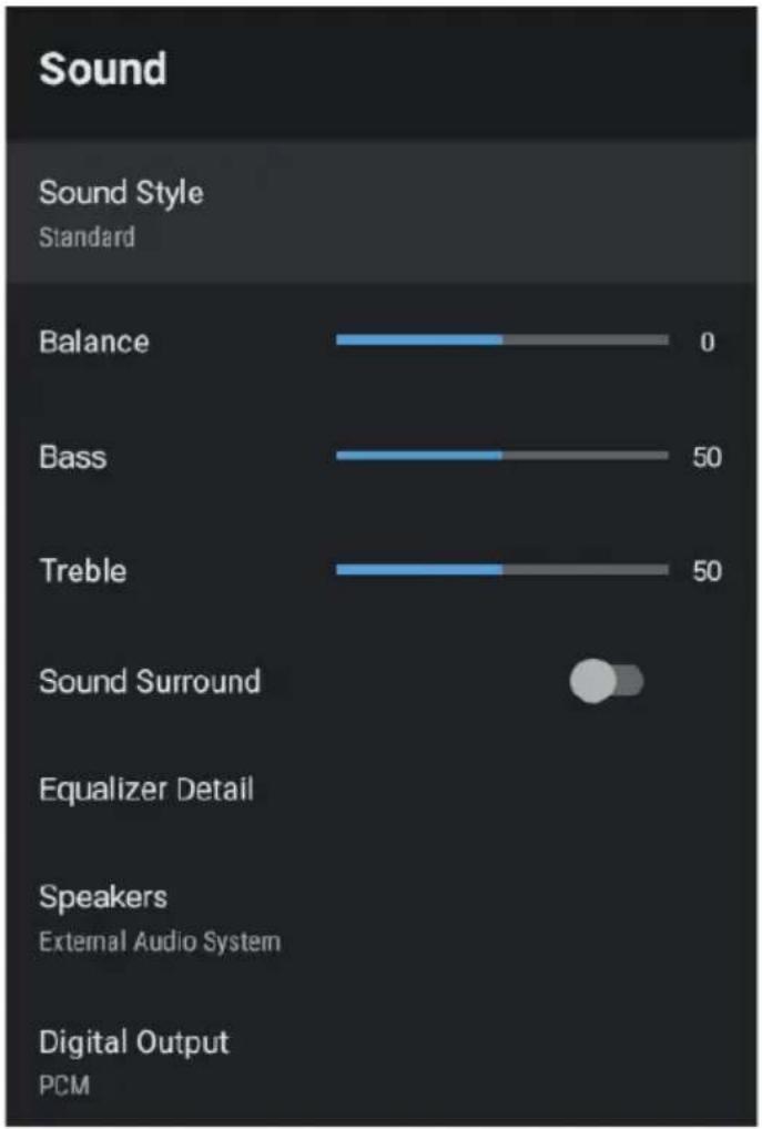 EKO K50USG - SOUND SETTINGS MENU - 1