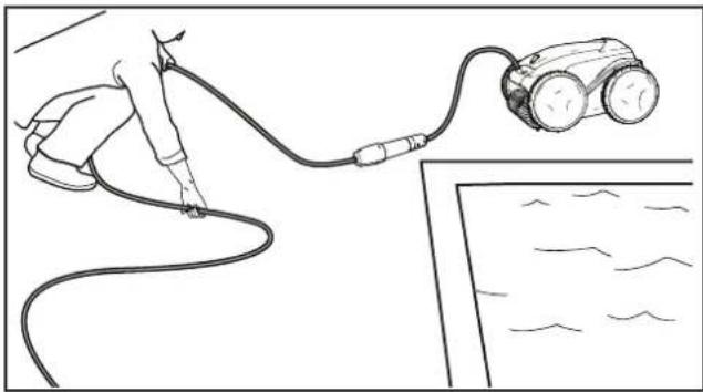 ZODIAC VX45 - Storing the Cleaner - 1