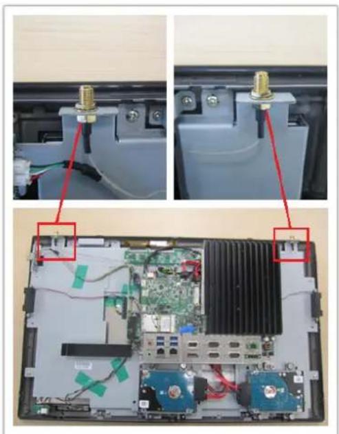 Advantech PPC-4211W - Installing Wireless LAN Card - 4