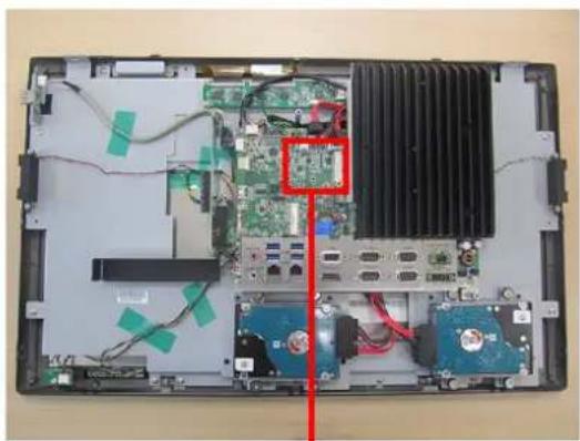 Advantech PPC-4211W - Installing Mini SATA - 2