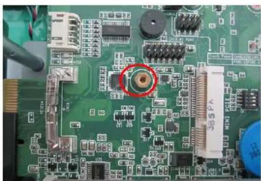 Advantech PPC-4211W - Installing Wireless LAN Card - 1