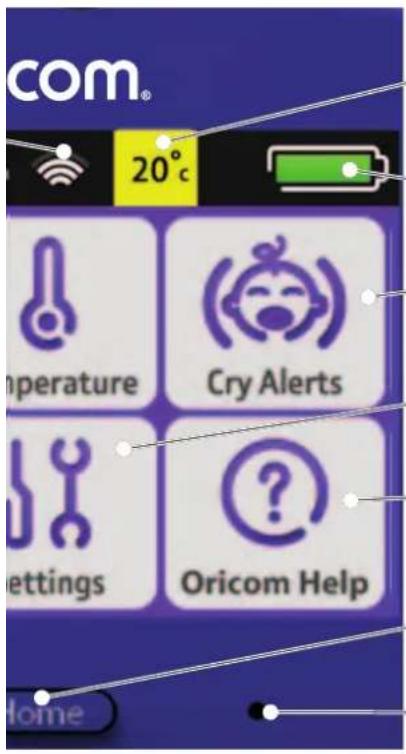 com 20°C Temperature Cry Alerts Settings Oricom Help