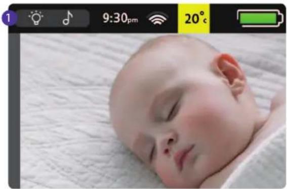 Oricom Secure 860 - Using the Night Light - 1