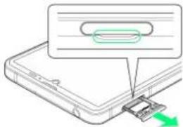 SHARP Aquos Sense5G - Inserting SIM Card - 2