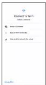 Connect to Wi-Fi Select a network XXXXXXX + Box all WiFi connections ✓ Use wireless network for access
